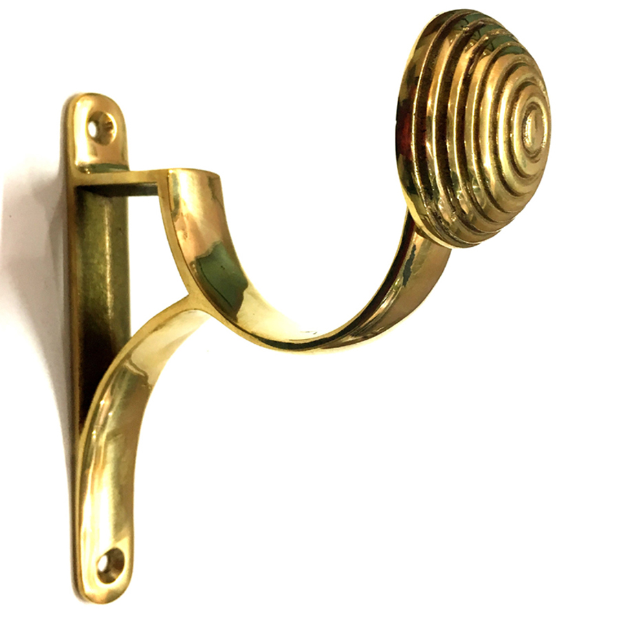 POLISHED BRASS LARGE CURTAIN BRACKET Asia Exports